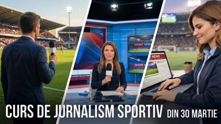 Curs de jurnalism sportiv, din 30 martie 2026, la București