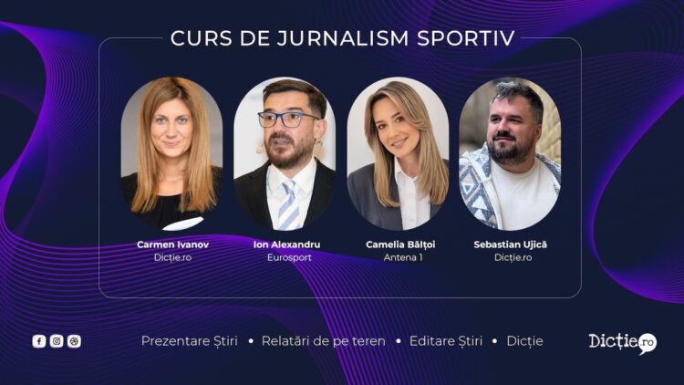 Curs de jurnalism sportiv, din 30 martie 2026, la București