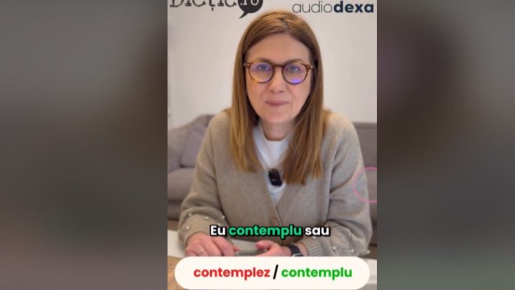 VIDEO. Eu „contemplu” sau „contemplez”? Cum este corect?